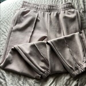 Kids Beige Jogger Pants